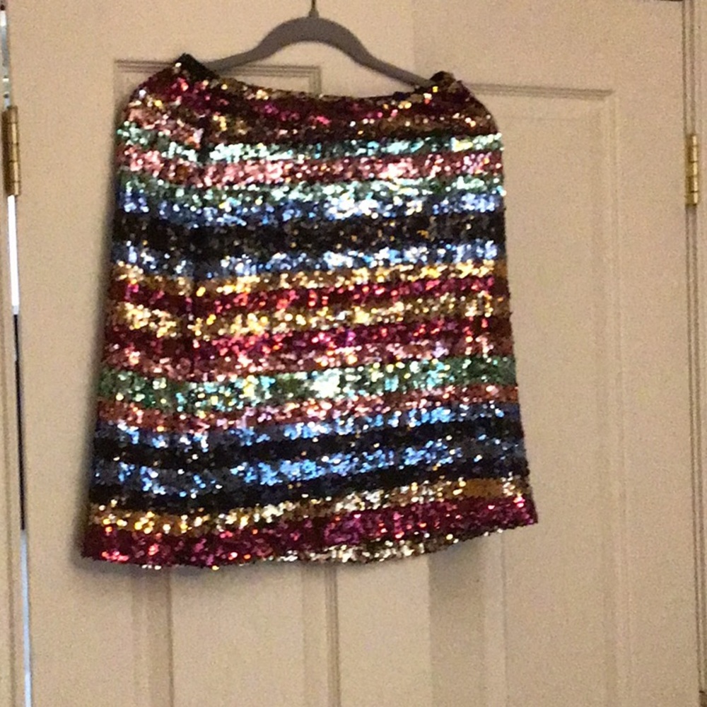 Party sequin mini skirt